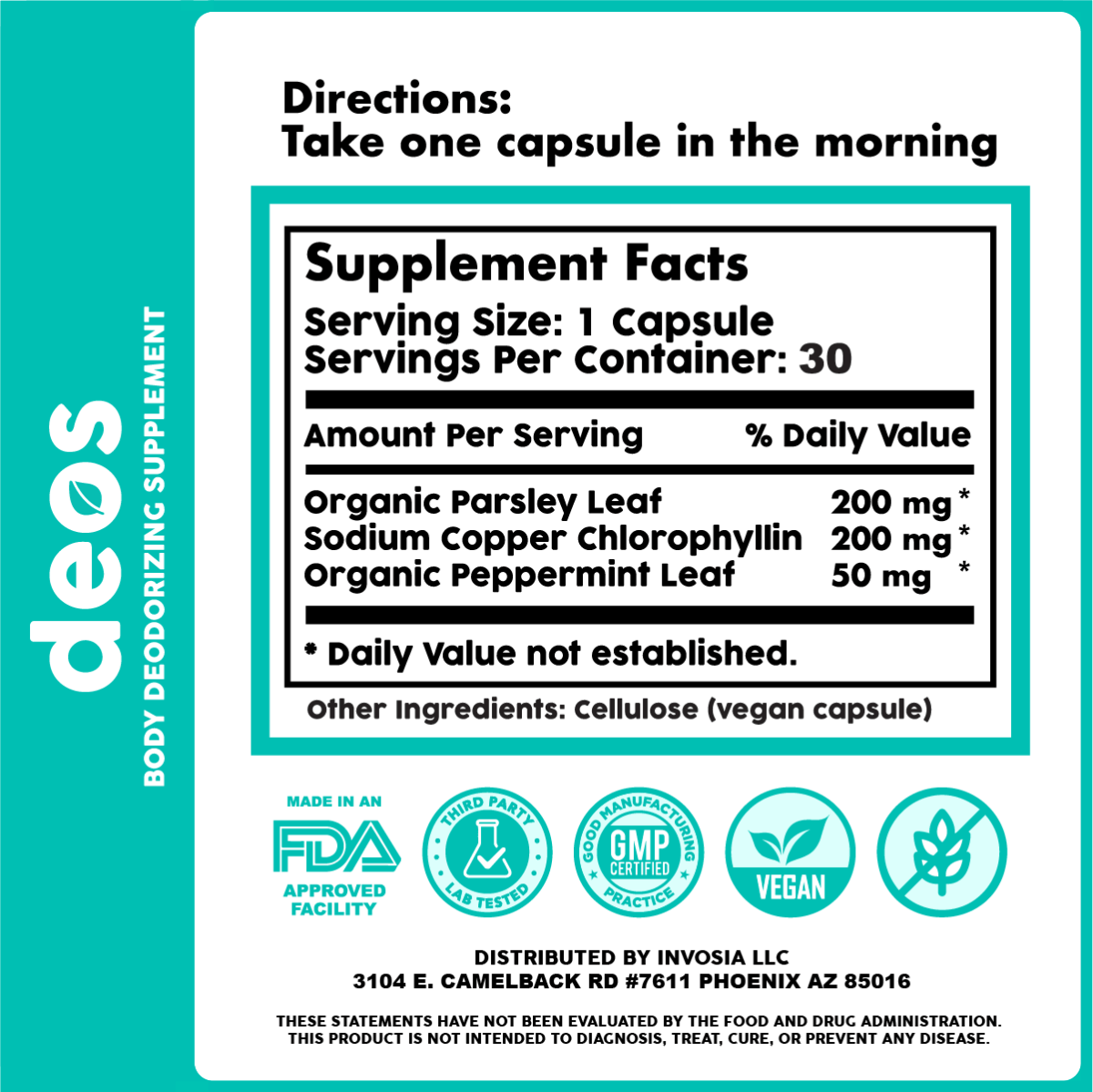 Deos™ Body Deodorizer（Two bottles）