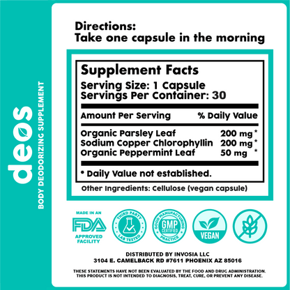 Deos™ Body Deodorizer（Two bottles）